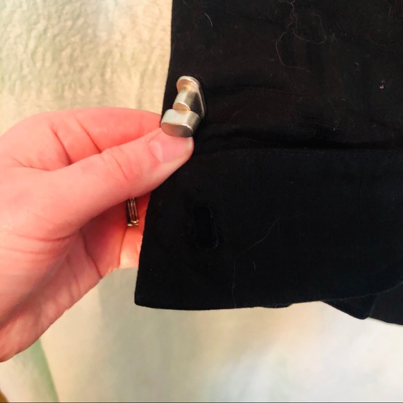 ❄️George by ME long black coat unlined 12/14 - Picture 6 of 8